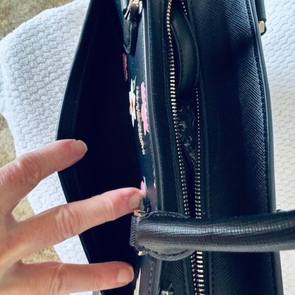 STUNNING Kate Spade Madison Floral Waltz Bundle - Satchel, Wallet & Card Holder - Picture 5 of 16